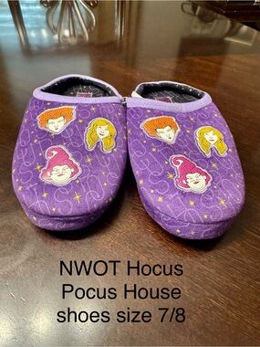 Hocus Pocus Purple Women’s Slip-On Slippers